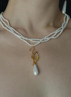 【女神礼物】RC Retro Chic意大利复古时尚首饰 百灵鸟铃兰花项链