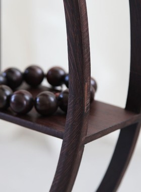 鸡翅木小博古架工艺品摆件家居客厅室内装饰茶几摆件办公室装饰品