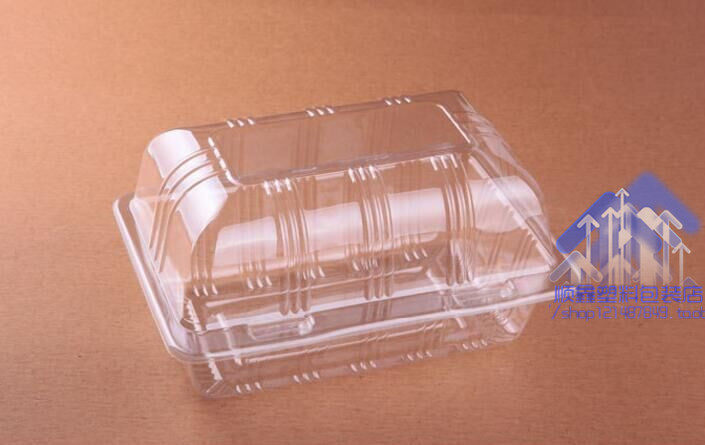 包邮J324烘焙包装透明塑料盒 奶油蛋糕点心面包长方形泡芙盒100套,淘宝优惠券,粉丝福利购,淘宝优惠卷