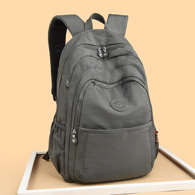 日常双肩包中号旅行男女休闲包学生书包防水尼龙旅U游多兜布艺背,淘宝优惠券,粉丝福利购,淘宝优惠卷