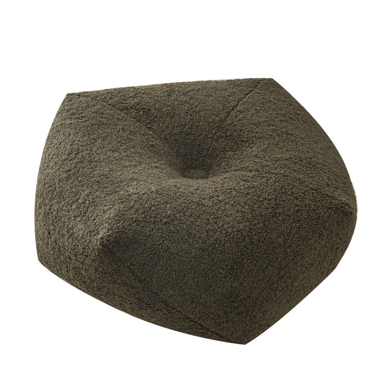 Teddy velvet thickened cushion k autumn and winter floor lazy person sitting cushion balcony bay window tatami sitting post