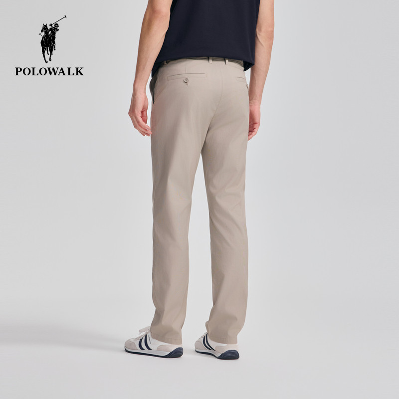 POLOWALK男式休闲裤2025秋夏裤新品百搭休闲裤男装商务直筒裤下装,淘宝优惠券,粉丝福利购,淘宝优惠卷