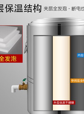 特大号电热汤g桶煮面熬汤一体炉多功能下面条机商用汤锅超大型容