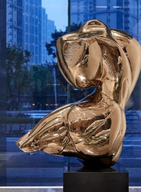 售楼处酒店空间装置艺术雕塑定制抽象装饰艺术品落地大型工艺摆件