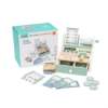Cross-border children's educational simulation cash register play house supermarket shopping baby educational early education wooden toy set