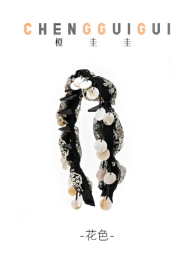 橙圭圭高颅顶优雅发箍