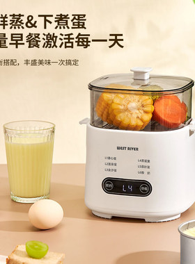 多功能蒸蛋器家用小型迷你一人自动断电可预约定时鸡蛋宿舍煮蛋器