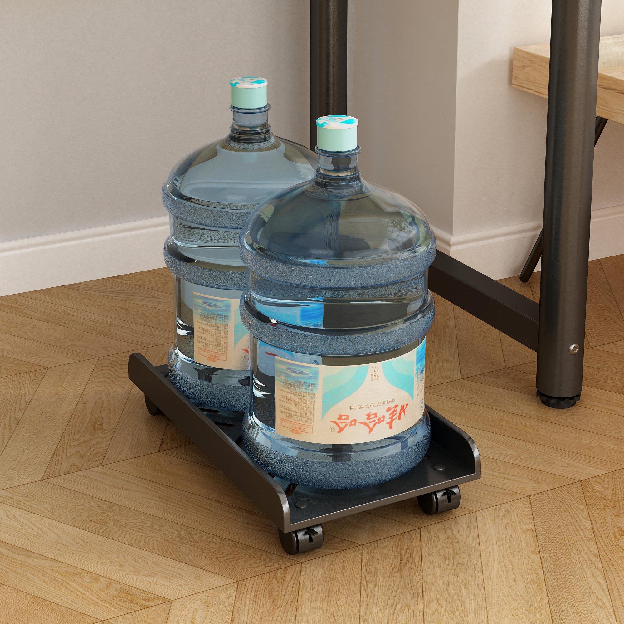 Computer host bracket bracket removable chassis base pulley telescopic storage rack home desktop office tray