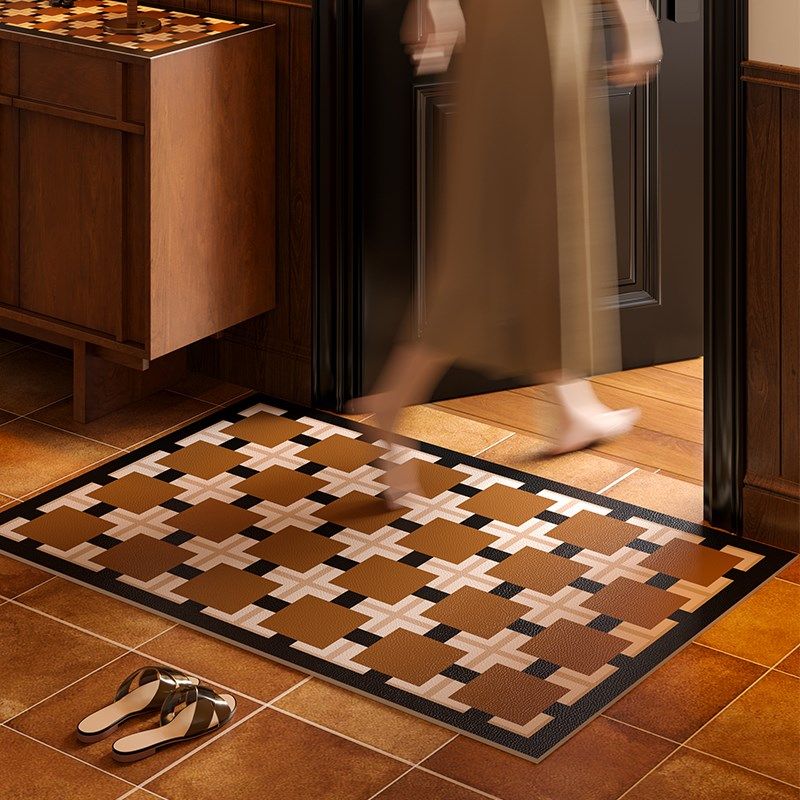 安塞里格高级f感客厅地垫沙发垫玄关入户门口脚垫耐脏免洗皮革地,淘宝优惠券,粉丝福利购,淘宝优惠卷