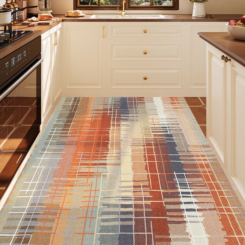Kitchen floor mats are water-resistant and waterproof for the entire floor. Special carpet mats are water-absorbent, non-slip, and oil-proof. They can be wiped, washed, and stain-resistant.