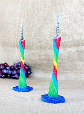 小蛮腰合金摆件广州塔模型家居装饰品橱窗建筑摆件广州旅游纪念物