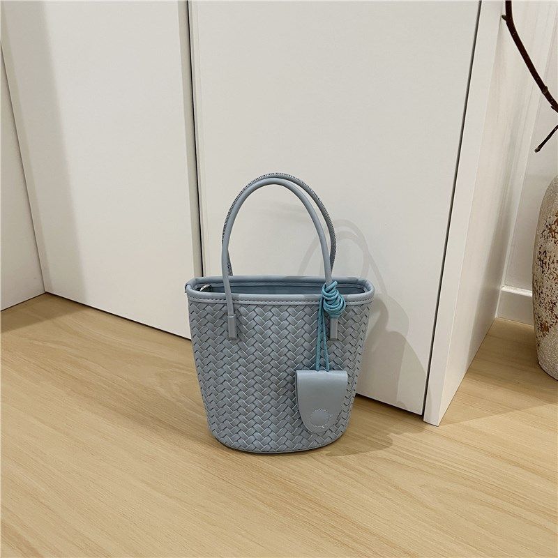 小脏柜 2025新款时尚编织手提B小巧水桶包高级质感单肩斜挎女包包,淘宝优惠券,粉丝福利购,淘宝优惠卷