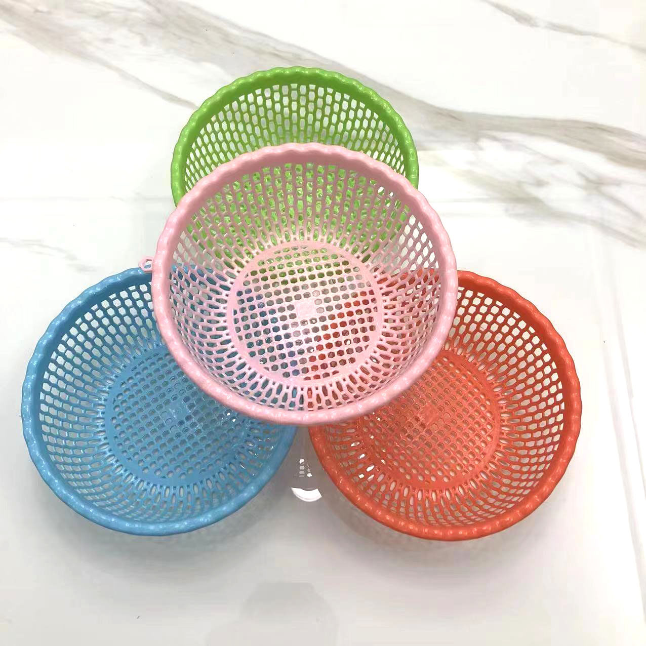 加厚洗菜筛水果筛摔不坏水果菜篮沥水篮滤水筛厨房家用塑料洗菜篮,淘宝优惠券,粉丝福利购,淘宝优惠卷