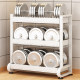 Kitchen dish storage rack, bowl and plate storage rack, drain rack, multi-functional household storage rack, bowl and chopstick storage box, bowl and cabinet