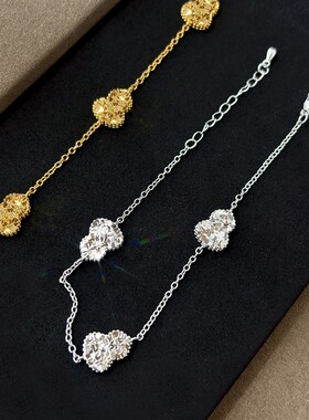 五福金色碎冰冰福禄葫芦手链女新款轻奢小众精致高级感手饰品礼物