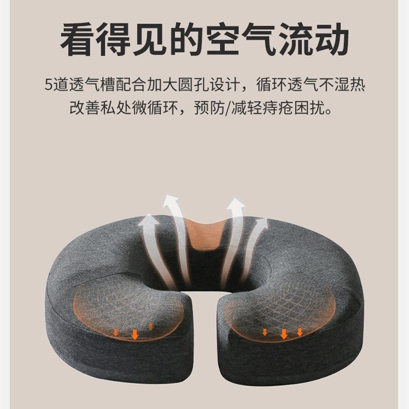 开口护理坐垫尾椎减压久坐椅垫孕妇产后侧切环形痔疮前列腺屁股垫,淘宝优惠券,粉丝福利购,淘宝优惠卷