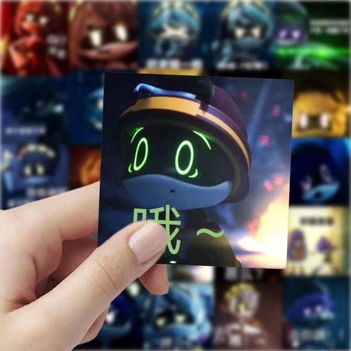 177张无机杀手表情包贴纸卡通动画周边搞笑梗图创意趣味电脑贴画 - 图2