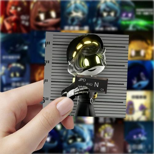 177张无机杀手表情包贴纸卡通动画周边搞笑梗图创意趣味电脑贴画 - 图1