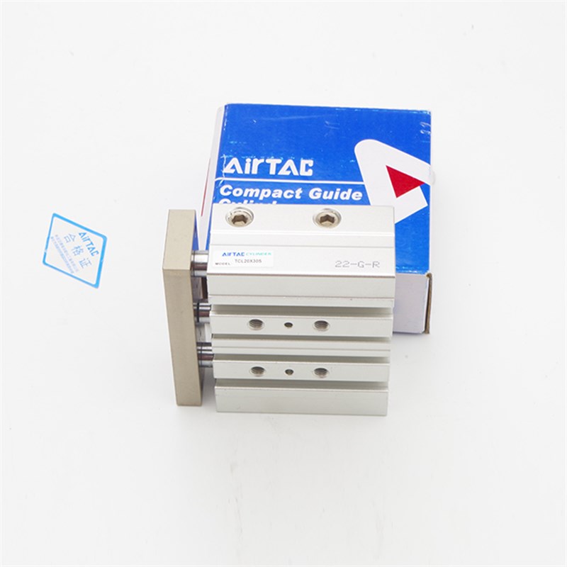 亚德客气动铜套轴承小型导杆三轴气缸TCM20X20*25-40 50 75 100-S - 图1