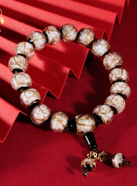 【五台山禅物院】香灰琉璃手串12mm 白色