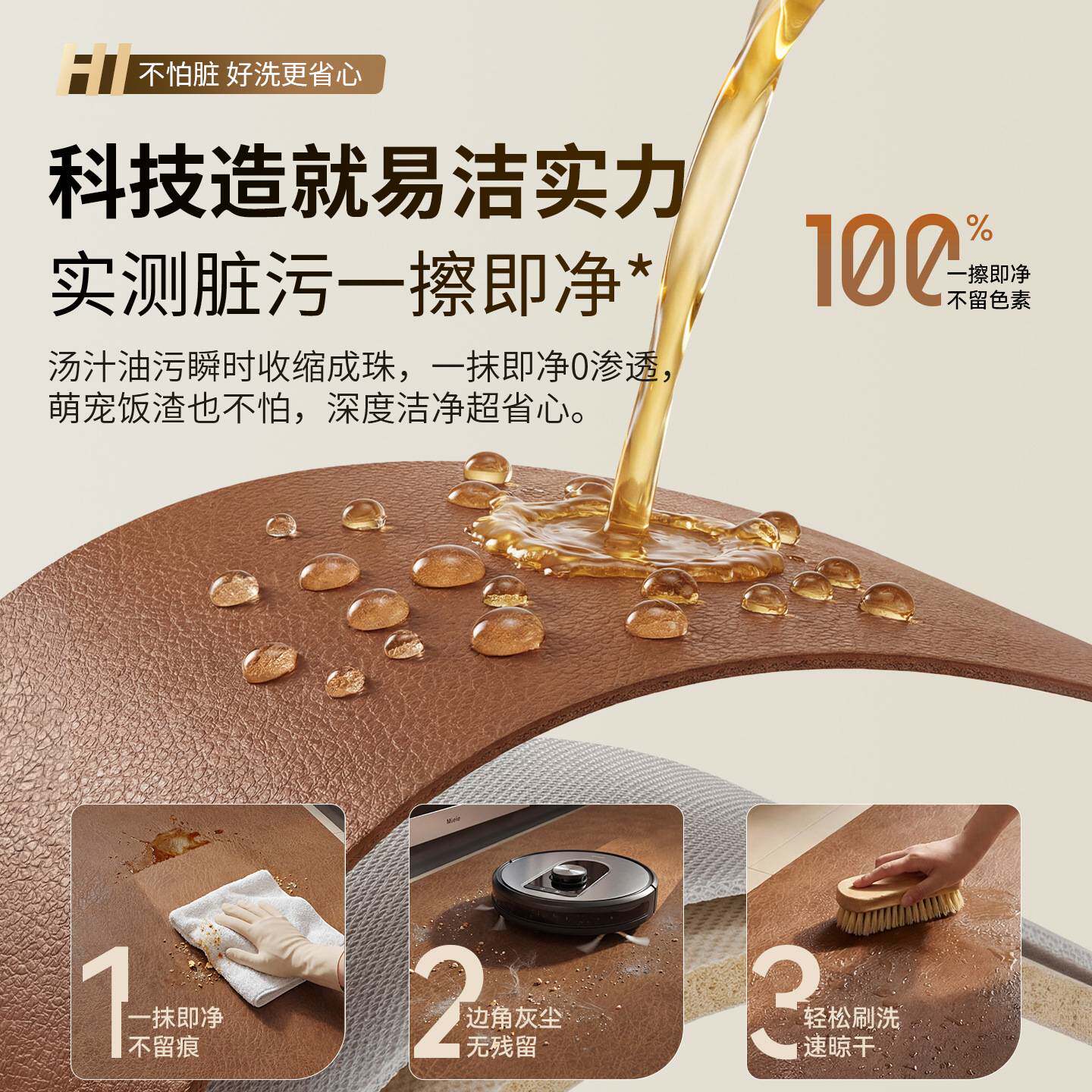 Kitchen special floor mats are waterproof and oil-proof PVC wipeable and washable household leather carpet door non-slip and dirt-resistant floor mats