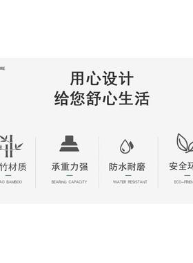 置物架木质竹收纳架落地多层简易杂货架火锅店菜架子家用客厅书架