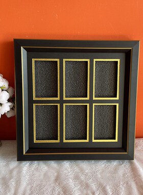 旧磁带相框收纳盒中空立体画框周杰伦装饰挂墙收纳收X藏展示架组