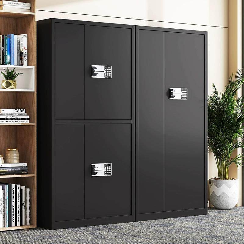 Black electronic confidentiality cabinet office password file cabinet information file cabinet thickened iron fingerprint lock safe cabinet