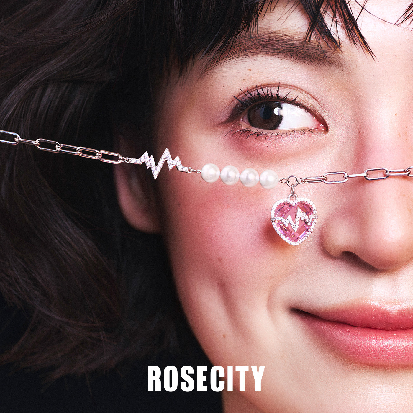 【七夕礼物】ROSECITY怦然心动珍珠项链轻奢精致配饰送女友礼物 夕女实拍商品图