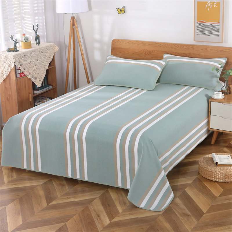 精梳棉老粗布床单三件套纯棉加厚加密夏季空调席全棉1.8m粗布凉席,淘宝优惠券,粉丝福利购,淘宝优惠卷