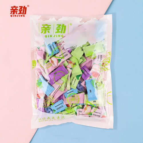 亲劲薄荷糖无糖海盐维C含片水果味清新口气酒店火锅商用零食糖果 - 图3