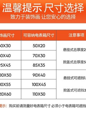 齐天大圣电表箱装饰画免s打孔遮挡配电箱总闸开关电闸盒空开箱挂