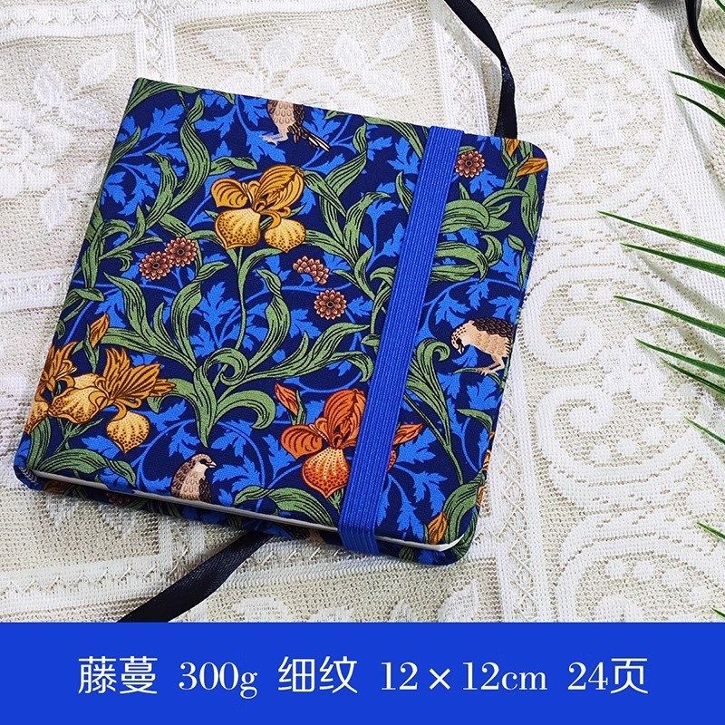 遵爵水彩本手帐本迷你g全棉布艺细纹小巧便携式风琴本水彩纸,淘宝优惠券,粉丝福利购,淘宝优惠卷