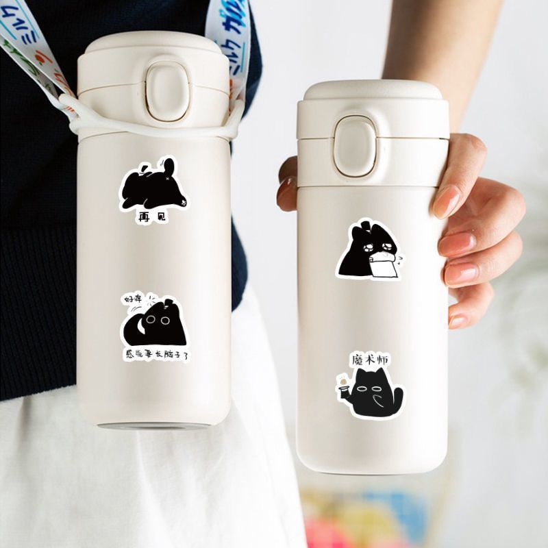 新款诡秘之主章鱼克喵喵可爱贴纸手账笔记本手机diy装饰防水贴画 - 图1