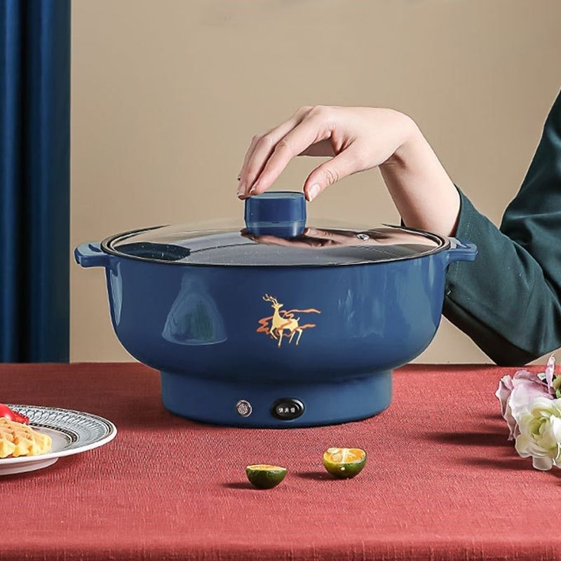 德国家用电煮锅多功能电热锅一体电饭煲电炒锅学生宿舍粘小火锅,淘宝优惠券,粉丝福利购,淘宝优惠卷