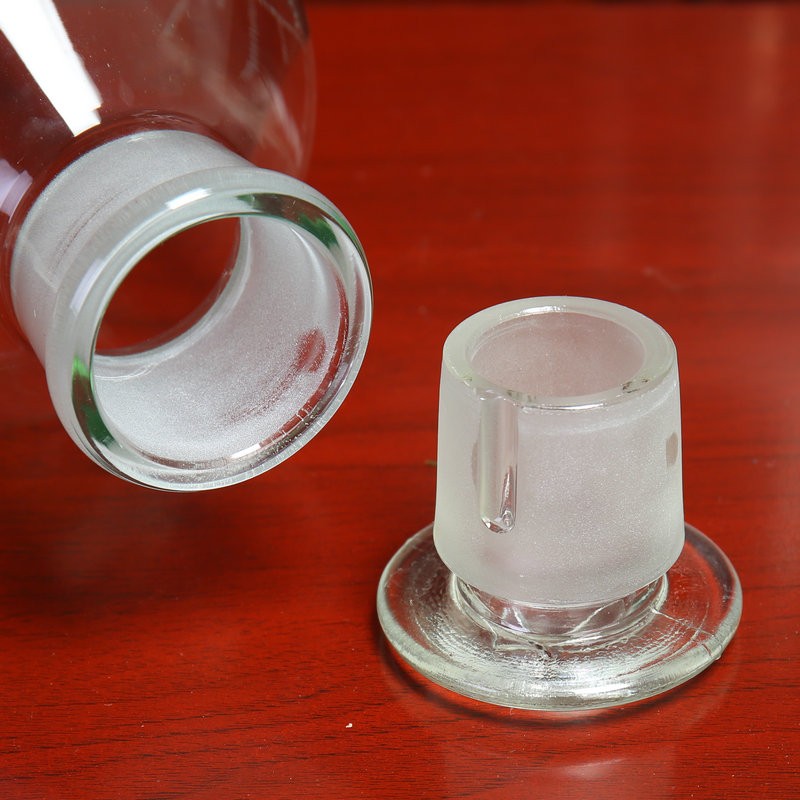 Frosted glass wine bottle 5kg 10kg grape ginseng medicinal wine green plum wine pickle jar small mouth sealed jar