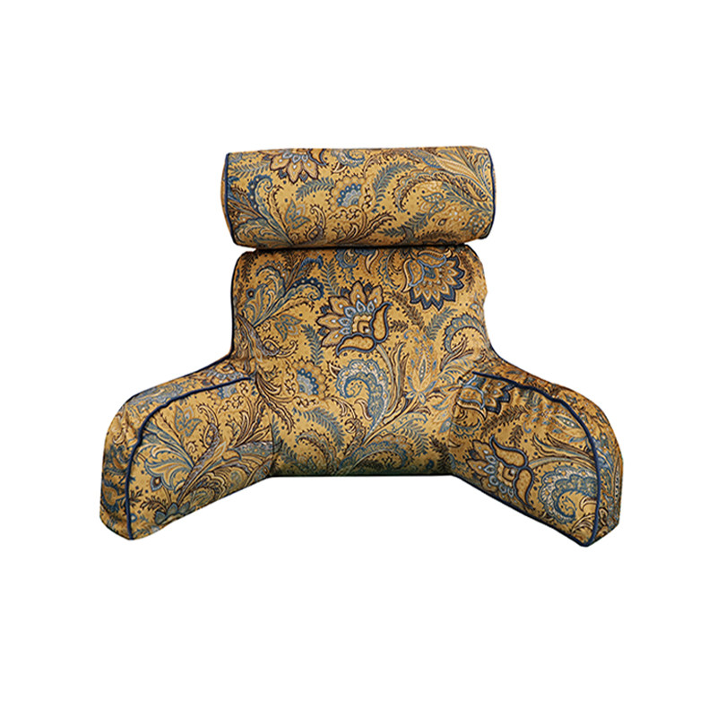 American bedside pillow cylindrical neck pillow waist cushion high-end sofa bay window elderly pregnant women large back cushion soft bag