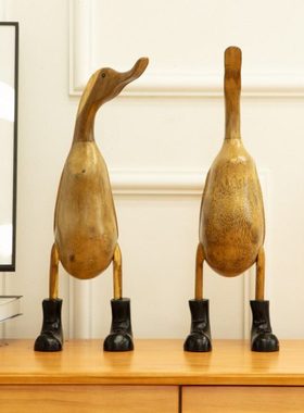 北欧轻奢鸭子摆件创意家居装饰品客厅玄关酒柜电视柜饰品