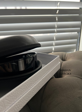 现 支持全网对比！发箍防紫外线镜片 浅金logo太阳墨镜 全套盒装