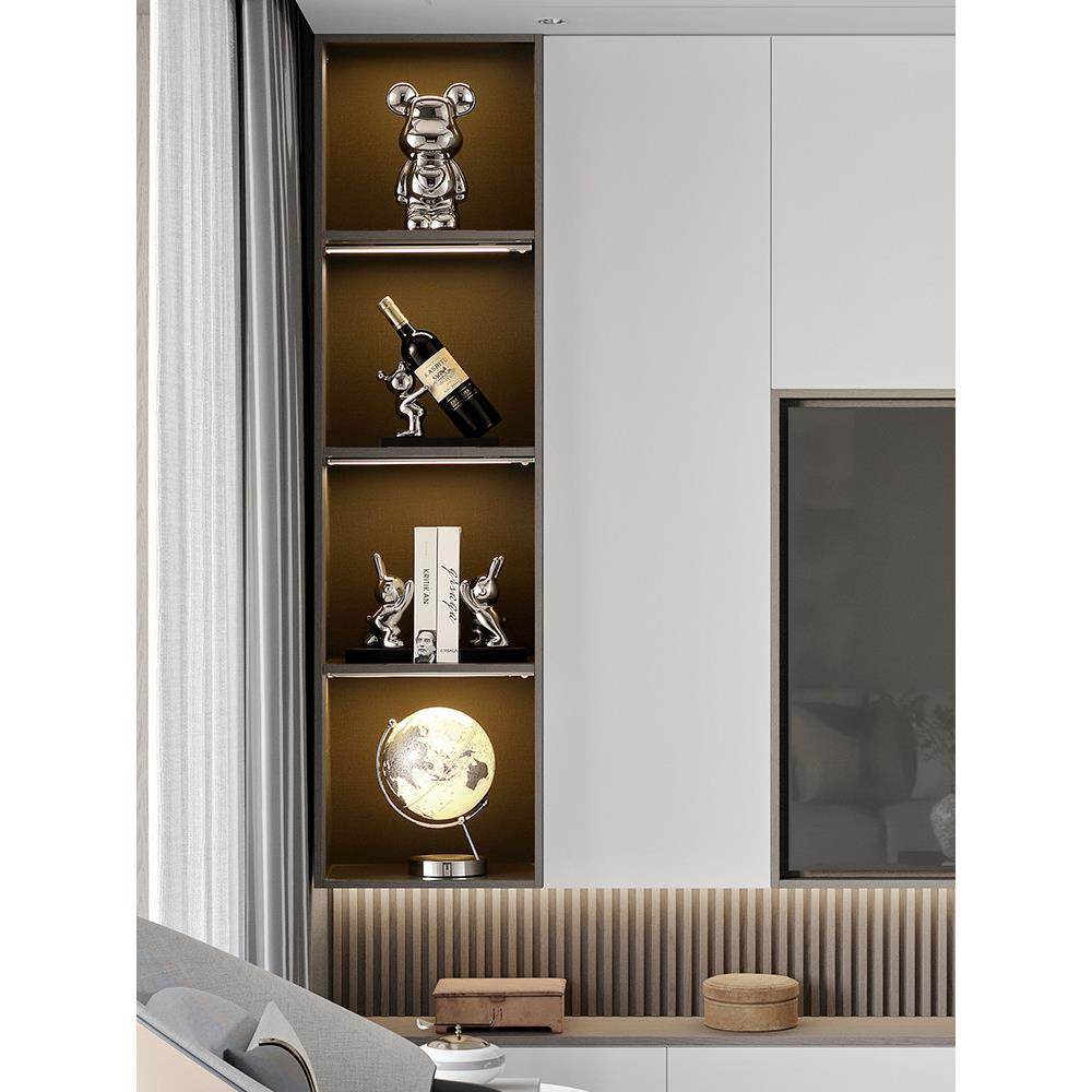 客厅电镀陶瓷兔子摆件轻奢高档家居饰品玄关酒柜桌面样板房装饰品,淘宝优惠券,粉丝福利购,淘宝优惠卷