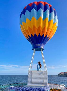 户外景观雕塑热气球装饰品景区网红签到花海海边布局装饰摄影道具