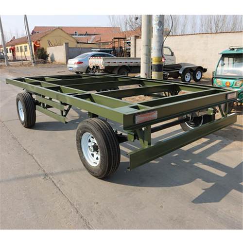 5吨骨架拖车框架拖车移动发电机组拖车厢式拖车 - 图1
