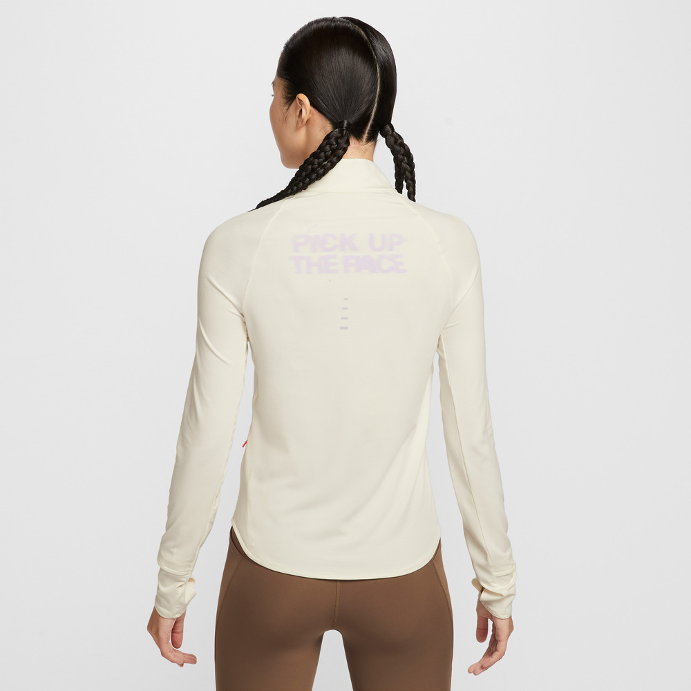 滔搏NIKE耐克女子跑步立领上衣运动休闲长袖T恤打底衫IO0252-047 - 图0