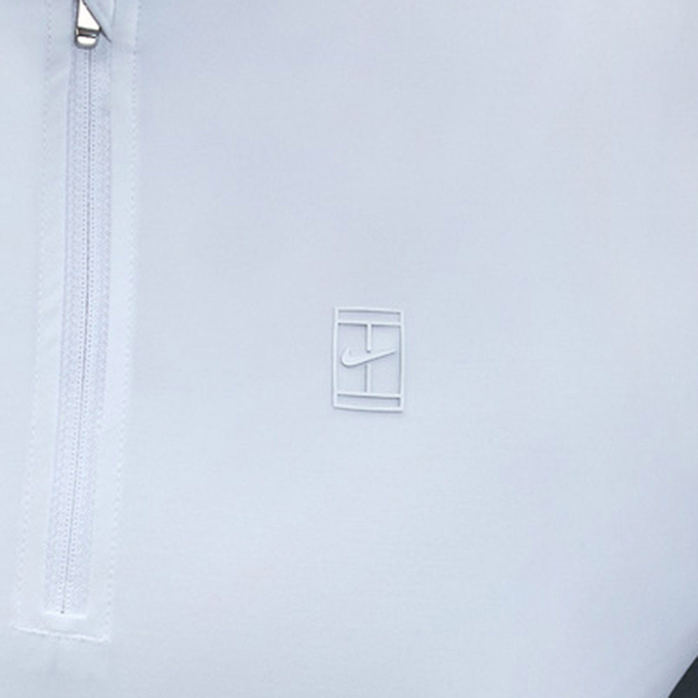 滔搏NIKE耐克女子网球上衣半拉链百搭运动休闲长袖T恤FZ6738-100,淘宝优惠券,粉丝福利购,淘宝优惠卷