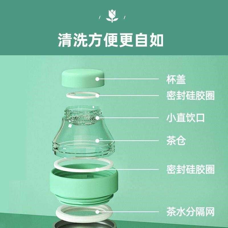 独角犀吸管杯茶水分离杯保温杯杯盖配件背带水杯盖子茶漏吸管上盖,淘宝优惠券,粉丝福利购,淘宝优惠卷