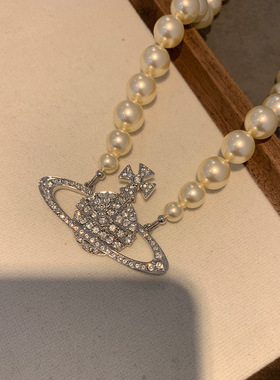 西太后大土星珍珠项链中号锁骨链