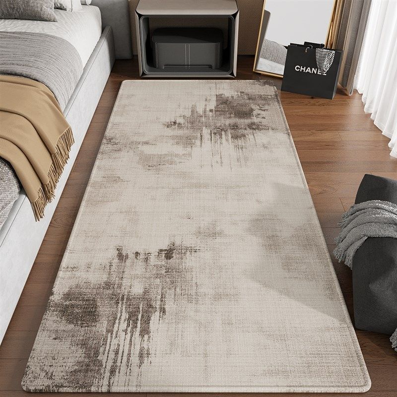 Carpet bedroom a bedside blanket high-end room living room floor mat master bedroom bedside blanket long stain-resistant non-slip feet