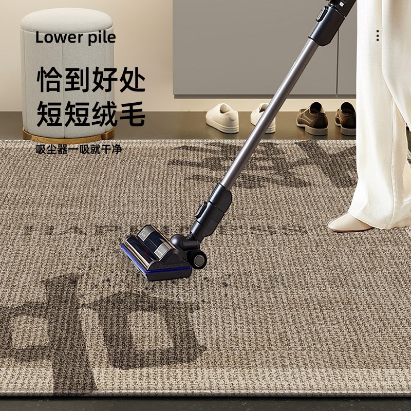 中式高级别墅地垫入户门垫门口耐脏防滑垫子家用免洗门口进门地毯 - 图1