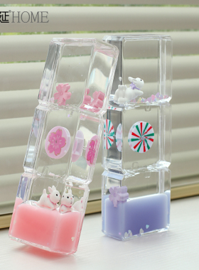 治癒系减压油漏摆件少女心家居客厅卧室工位桌面摆设沙漏生日礼物