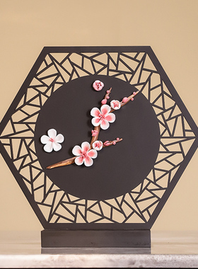 中式轻奢客厅玄关家居电视酒柜手工E装饰品摆设办公室桌面招财摆